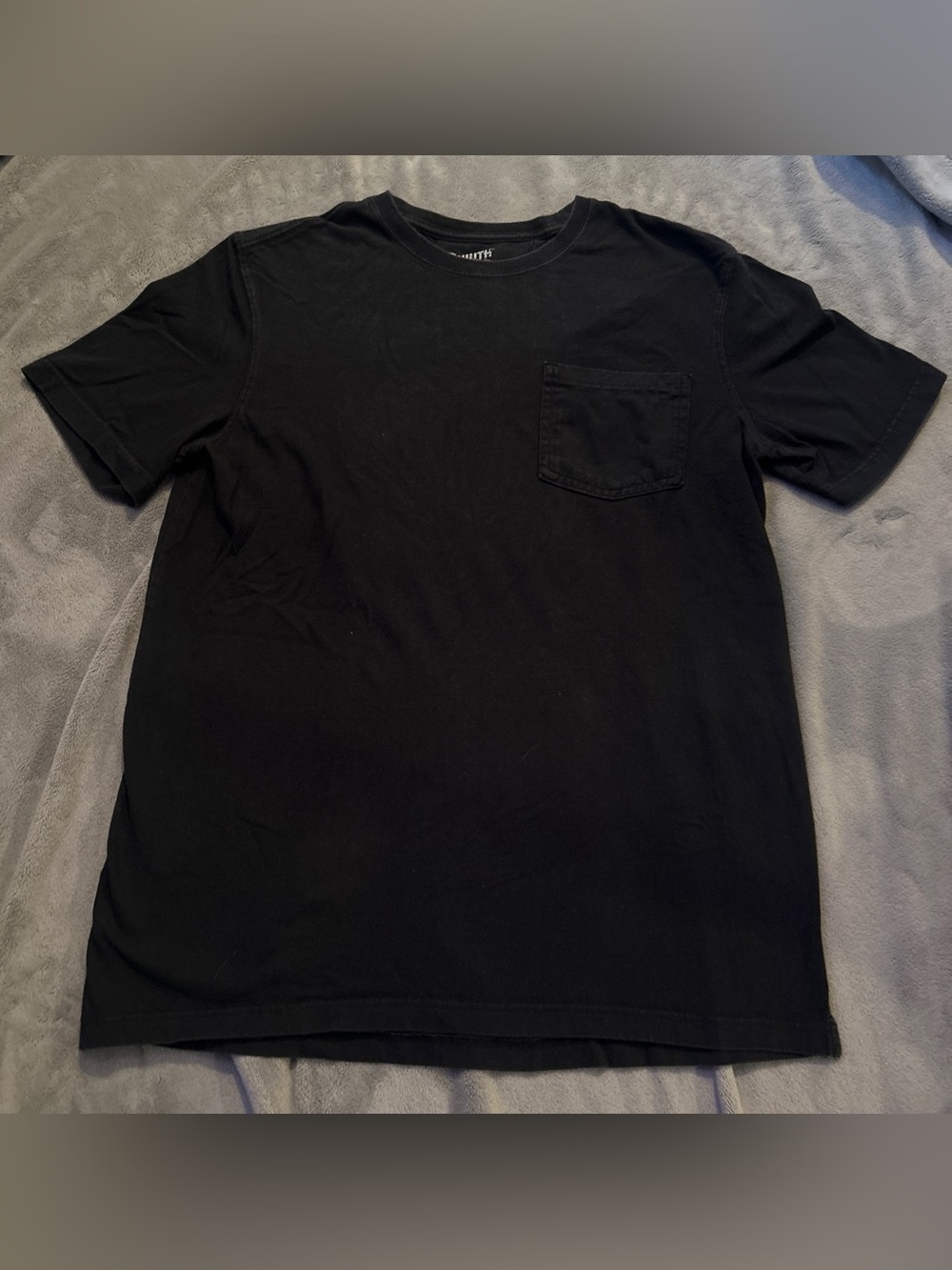 Duluth Trading Co Black Short-Sleeve Pocket Tee